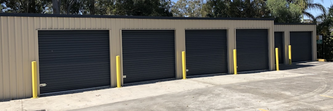 Drive-up storage units with roll-up doors at J&L Storage Mount Cotton